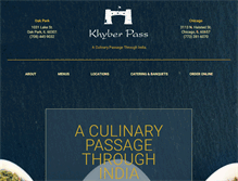 Tablet Screenshot of khyberpassrestaurant.com